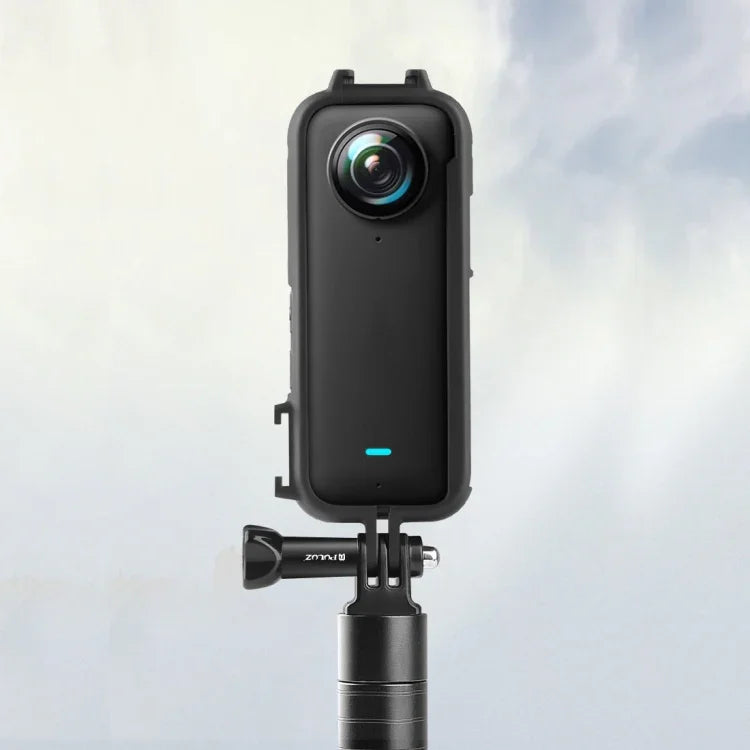 Insta360 X3용 PULUZ 콜드 슈 PC 플라스틱 보호 프레임 어댑터 마운트 및 나사 포함, PC 프레임