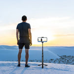 Insta360 One RS / X2 / X3 / DJI Osmo 360용 PULUZ 73.5cm 금속 셀카봉 모노포드 투명 어댑터 베이스 및 나사 포함, 70cm 모노포드