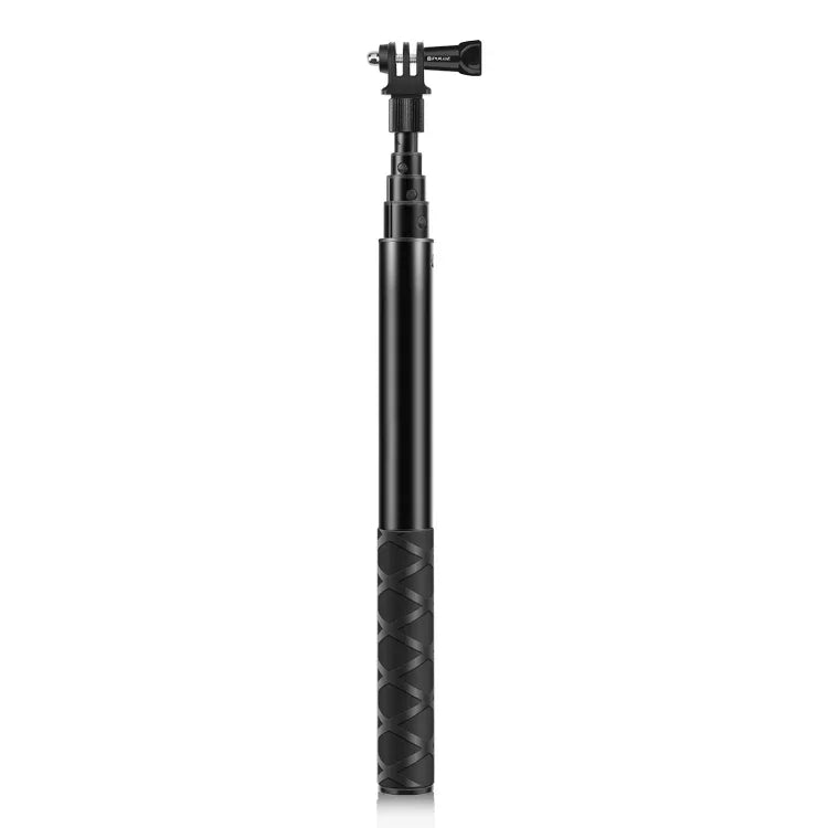Insta360 One RS / X2 / X3 / X4 / DJI Osmo 360용 PULUZ 110cm 금속 셀카봉 모노포드 투명 어댑터 베이스 및 나사 포함, 110cm 모노포드