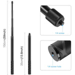Insta360 One RS / X2 / X3 / X4 / DJI Osmo 360용 PULUZ 157cm 금속 셀카봉 모노포드, 150cm 모노포드