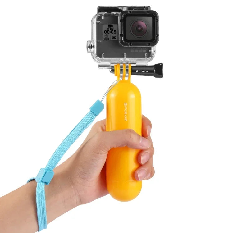 PULUZ 부력 핸들 보버 손잡이 스트랩 포함 GoPro, Insta360, DJI 및 기타 액션 카메라용, 보버 손잡이