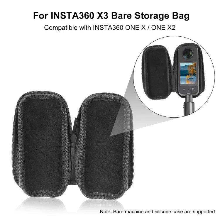 Insta360 X3 / X4 Air / ONE X2 PULUZ 카메라 휴대용 케이스 박스 보관 가방, Insta360 X3 박스 케이스용