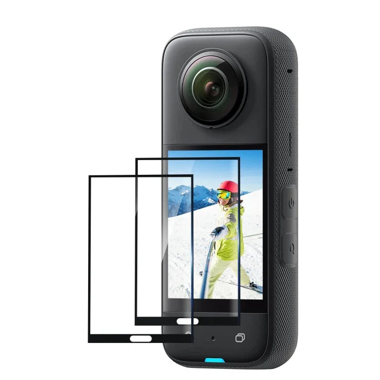 Insta360 X3 PULUZ 2개 곡면 HD 스크린 필름, Insta360 X3용