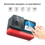 Insta360 One RS PULUZ 3-in-1 스크린 + 4K 렌즈 + 라이카 렌즈 강화 유리 필름, Insta360 One RS용