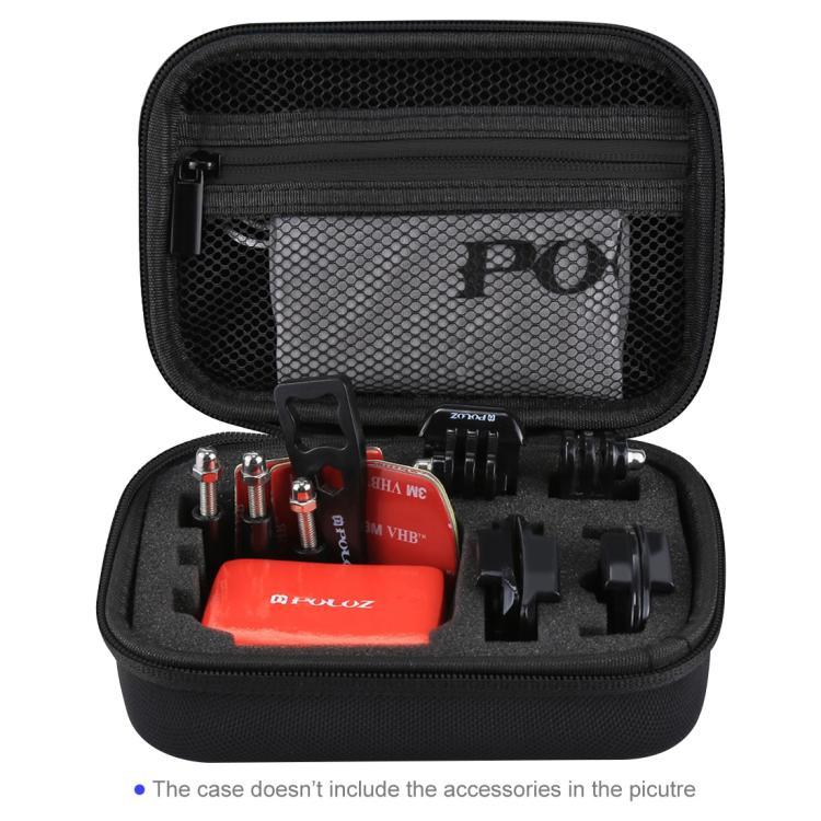 GoPro, DJI Osmo Action 및 기타 스포츠 카메라 액세서리용 PULUZ 방수 휴대 및 여행 케이스, 소형 크기: 16cm x 12cm x 7cm, GoPro용, 크기: 16cm x 12cm x 7cm