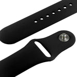 애플 워치 스포츠 42mm 고성능 고무 스포츠 시계줄, 핀 앤 턱 클로저 방식