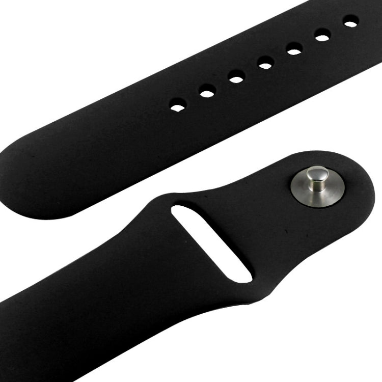애플 워치 스포츠 42mm 고성능 고무 스포츠 시계줄, 핀 앤 턱 클로저 방식