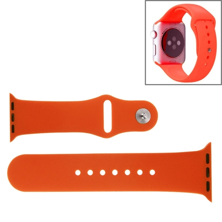 애플 워치 스포츠 42mm 고성능 고무 스포츠 시계줄, 핀 앤 턱 클로저 방식