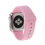 Apple Watch Sport 42mm용 고성능 롱 러버 스포츠 시계줄 핀 앤 턱 클로저 포함