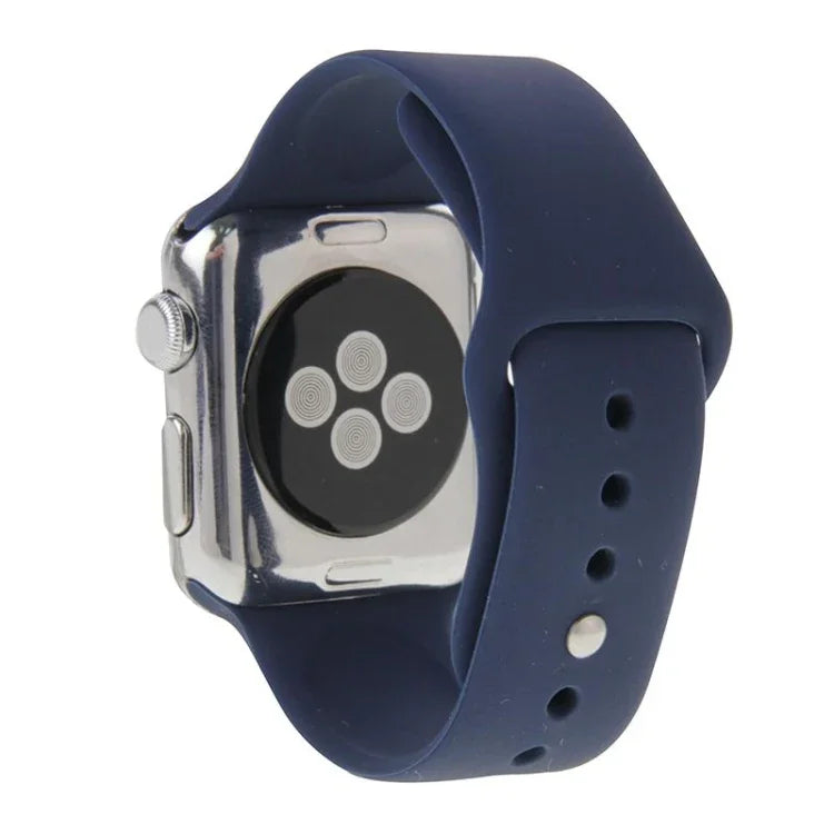 Apple Watch Sport 42mm용 고성능 롱 러버 스포츠 시계줄 핀 앤 턱 클로저 포함