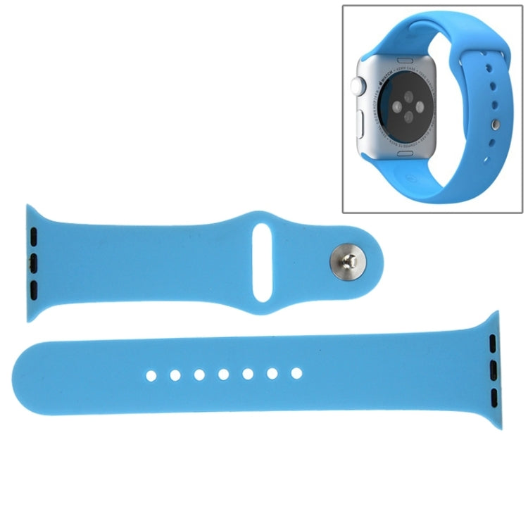 Apple Watch Sport 42mm용 고성능 롱 러버 스포츠 시계줄 핀 앤 턱 클로저 포함