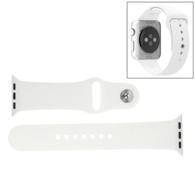 Apple Watch Sport 42mm용 고성능 롱 러버 스포츠 시계줄 핀 앤 턱 클로저 포함