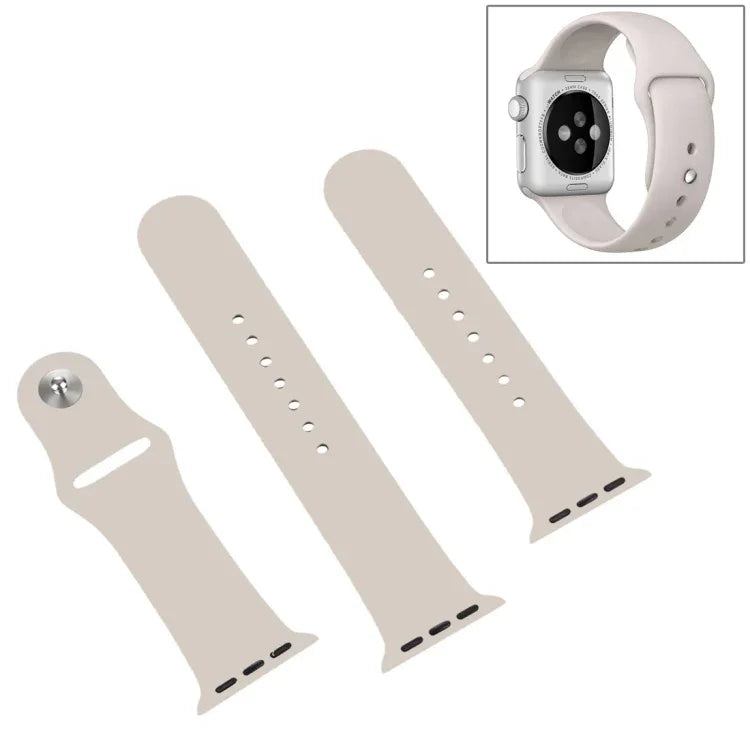 Apple Watch Ultra 49mm & Watch Ultra 2 49mm / 시리즈 9&8&7 45mm / SE 3&SE 2&6&SE&5&4 44mm / 3&2&1 42mm용 3-in-1 고무 시계줄 핀 버클 포함, Apple Watch Ultra 49mm & Watch Ultra 2 49mm / 시리즈 9&8&7 45mm용