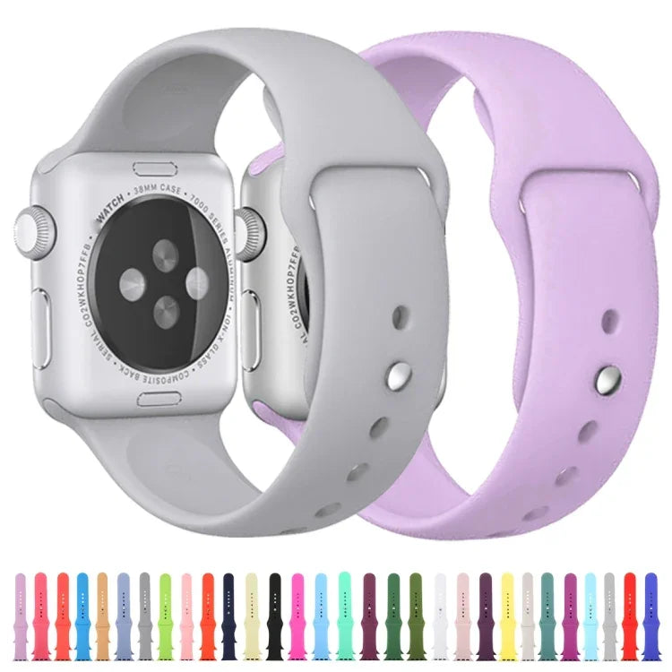 Apple Watch Ultra 49mm & Watch Ultra 2 49mm / 시리즈 9&8&7 45mm / SE 3&SE 2&6&SE&5&4 44mm / 3&2&1 42mm용 3-in-1 고무 시계줄 핀 버클 포함, Apple Watch Ultra 49mm & Watch Ultra 2 49mm / 시리즈 9&8&7 45mm용