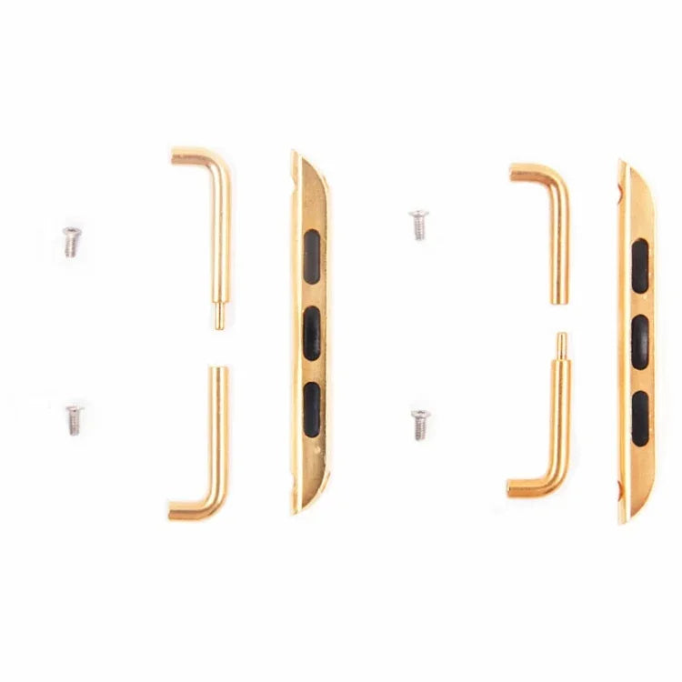 Apple Watch 42 / 44 / 45mm 메탈 스트랩 커넥터 메탈 버클, 한 쌍