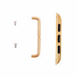 Apple Watch 42 / 44 / 45mm 메탈 스트랩 커넥터 메탈 버클, 한 쌍