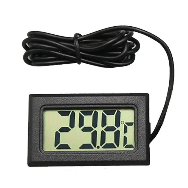 미니 LCD 디지털 냉장고 냉동고 온도계, 삽입 크기 46mm x 26.6mm, 케이블 길이 1m, PT-2