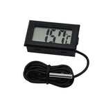 미니 LCD 디지털 냉장고 냉동고 온도계, 삽입 크기 46mm x 26.6mm, 케이블 길이 1m, PT-2
