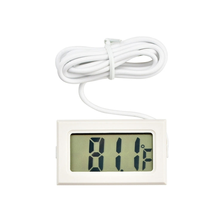 미니 LCD 실내 디지털 온도계 (화씨 표시), 흰색, (화씨 표시)(흰색), (화씨 표시)(검정)