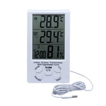 TA298 디지털 LCD 습도계 및 온도계 추가 센서 케이블 포함, TA298
