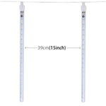 크리스마스용 17 LED 발광 라이트 스틱, 8개 30cm/파랑, 8개 30cm/알록달록, 8개 30cm/흰색