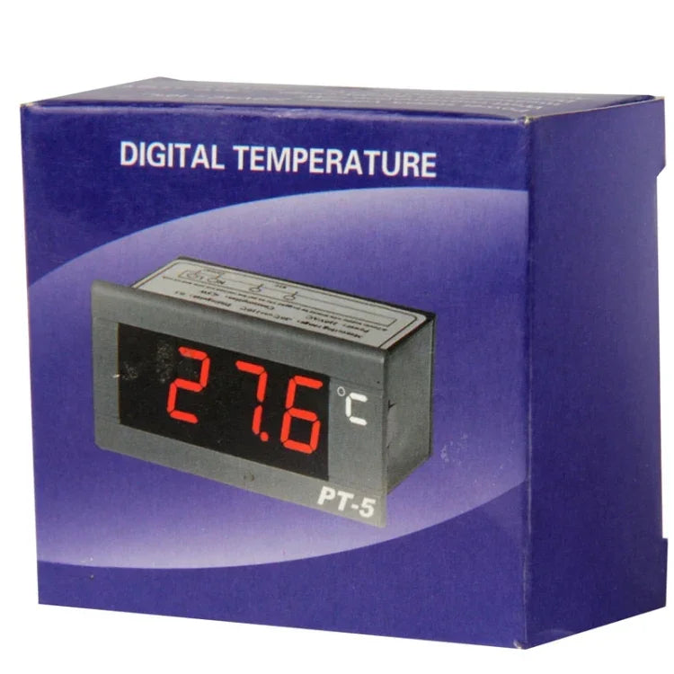 PT-5 디지털 LCD 프로브 냉장고 냉동고 온도계 온도 기록계, 온도 범위: -40~110도 섭씨, PT-5