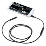 방수 마이크로 USB 내시경 스네이크 튜브 검사 카메라, 6 LED 포함, OTG 안드로이드 폰용, 길이: 1m, 렌즈 직경: 7mm, 7mm
