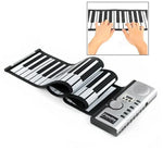 Datopal 61키 롤업 소프트 키보드 피아노 MIDI, 61 표준 키 화이트