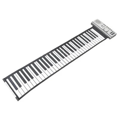 Datopal 61키 롤업 소프트 키보드 피아노 MIDI, 61 표준 키 화이트