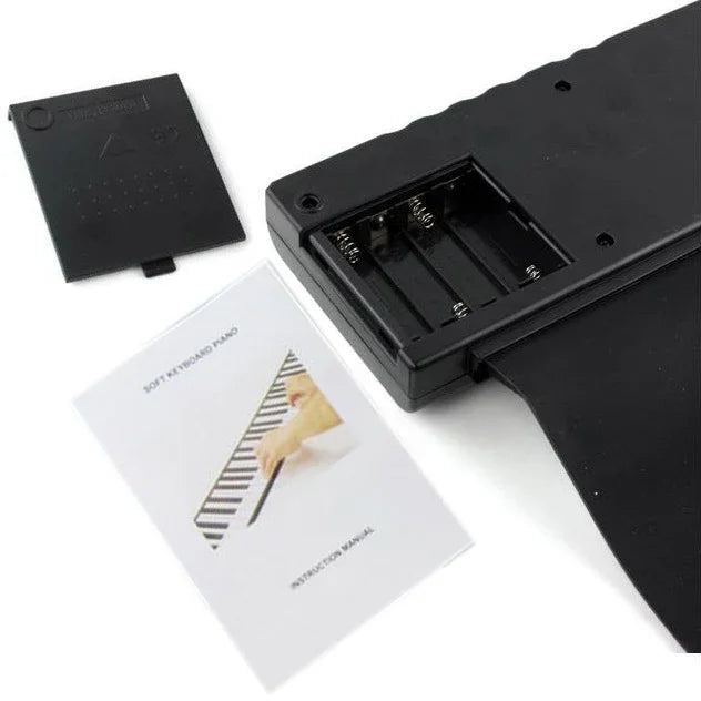 Datopal 61키 롤업 소프트 키보드 피아노 MIDI, 61 표준 키 화이트