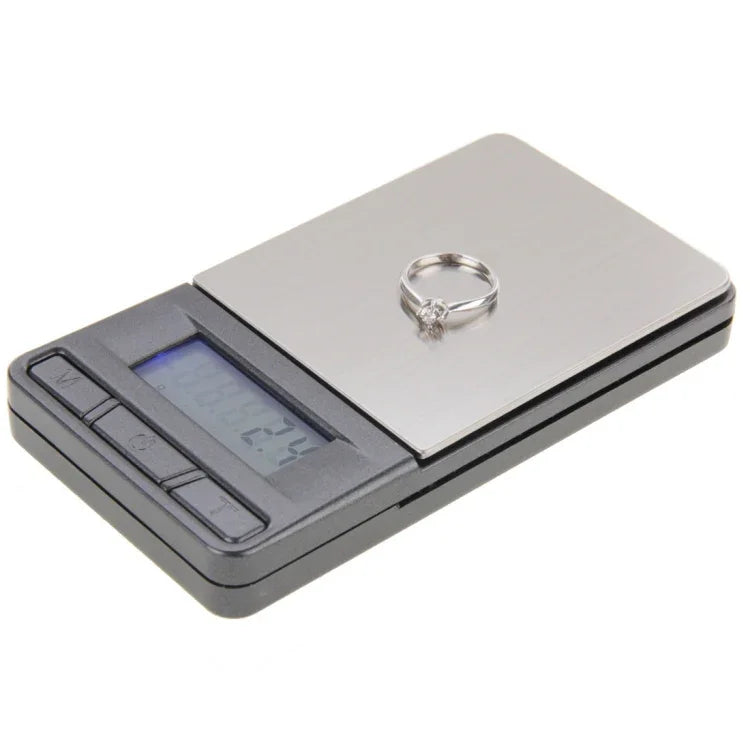 2 in 1 전자 포켓 1000g x 0.1g 보석 디지털 저울 저울 + 계산기 숫자 LCD 디스플레이, 1000g x 0.1g