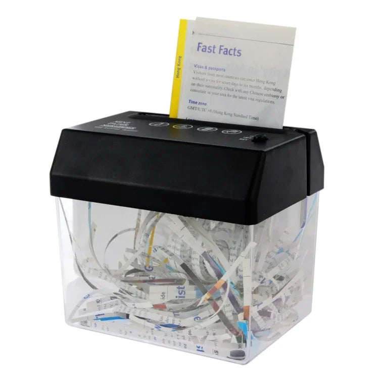 Mini USB Paper Shredder with Letter Opener, USB Paper Shredder