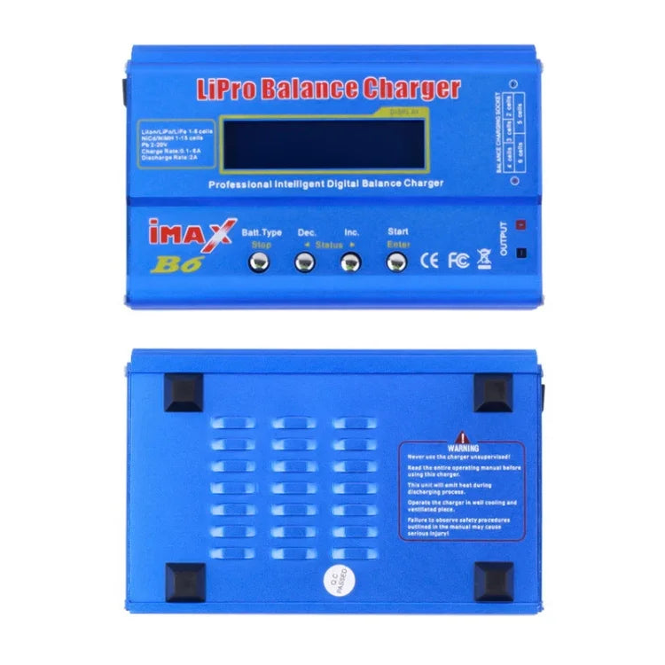 iMax B6 디지털 LCD RC 리포 NiMh 배터리 밸런스 충전기, J502