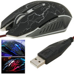 USB 6D 유선 광 마법 게이밍 마우스 컴퓨터 PC 노트북용, USB 6D