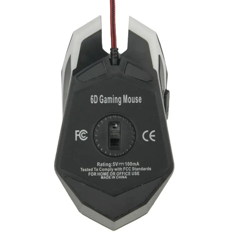 USB 6D 유선 광 마법 게이밍 마우스 컴퓨터 PC 노트북용, USB 6D