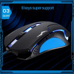 T7 Wired 3 Color Changeable 1200 DPI 1600DPI 2400DPI Gaming USB Optical Mouse, T7