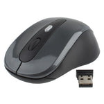 2.4GHz 무선 광학 마우스 USB 수신기 포함, 플러그 앤 플레이, 작동 거리 최대 10미터