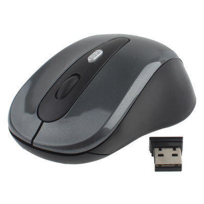 2.4GHz 무선 광학 마우스 USB 수신기 포함, 플러그 앤 플레이, 작동 거리 최대 10미터