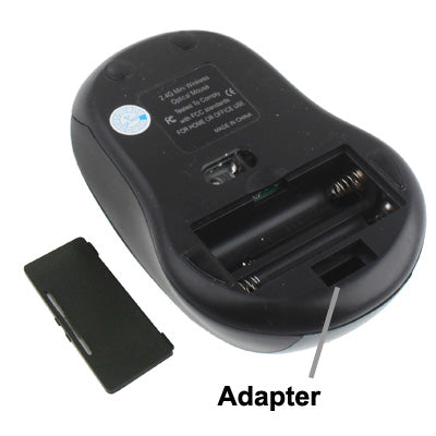 2.4GHz 무선 광학 마우스 USB 수신기 포함, 플러그 앤 플레이, 작동 거리 최대 10미터