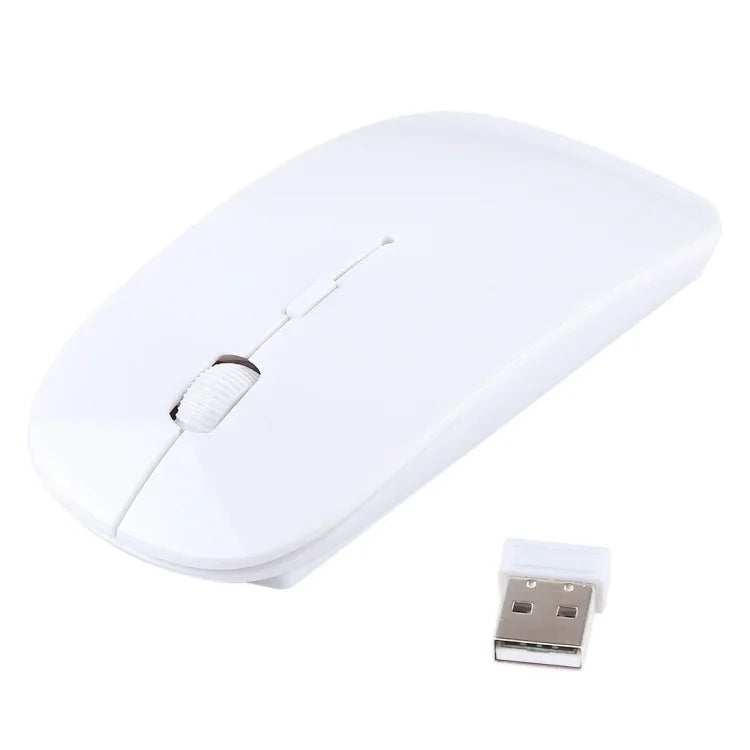 2.4GHz 무선 초슬림 레이저 광학 마우스 USB 미니 수신기 포함, 플러그 앤 플레이