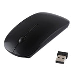 2.4GHz 무선 초슬림 레이저 광학 마우스 USB 미니 수신기 포함, 플러그 앤 플레이