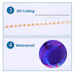 5 PCS Normally-on Style 45 LED 3528 SMD Waterproof Flexible Car Strip Light for Car Decoration, DC 12V, Length: 45cm, 45cm+Dark Blue, 45cm+Green, 45cm+Ice blue, 45cm+Pink, 45cm+Red, 45cm+White, 45cm+Yellow