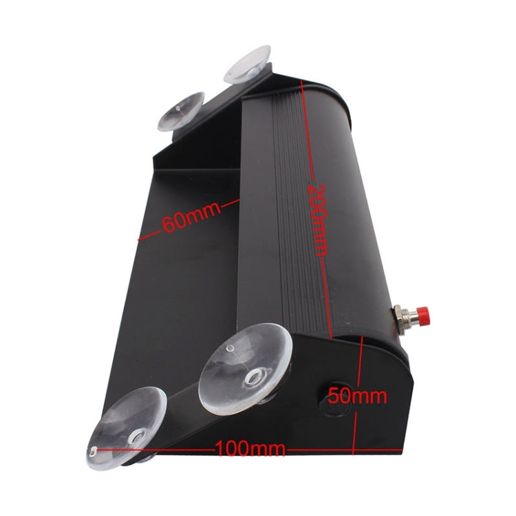 8W 800LM 8-LED 3-Modes Adjustable Angle Car Strobe Flash Dash Emergency Light Warning Lamp with Suckers, DC 12V, White + Red, White + Yellow, Red + Blue, Blue, Red, White, Yellow