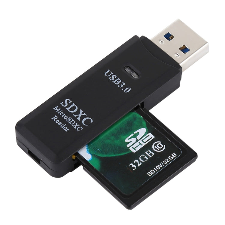 2 in 1 USB 3.0 카드 리더기, 초고속 5Gbps, SD 카드 / TF 카드 지원
