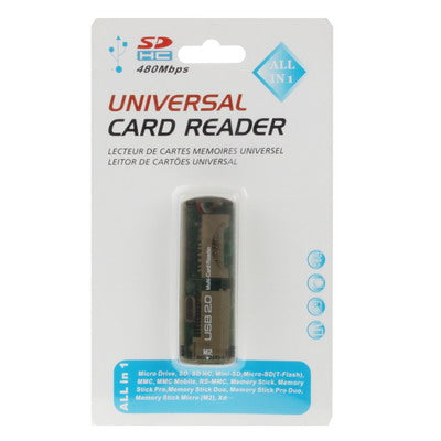 USB 2.0 멀티 카드 리더기, SD/MMC, MS, TF, M2 카드 지원