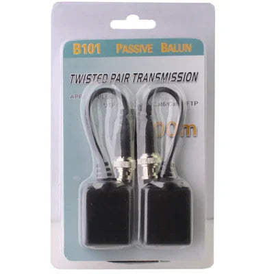2 PCS Passive Balun Twisted Pair Transceiver, Transceiver