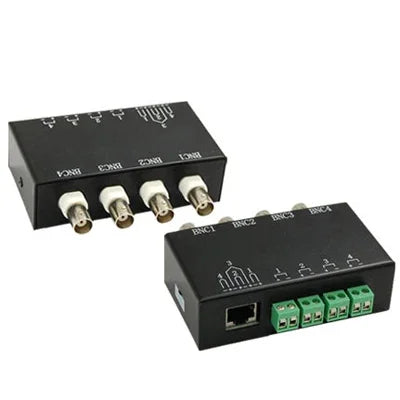 4채널 수동 비디오 BNC에서 UTP RJ45 발룬 트랜시버, QC204