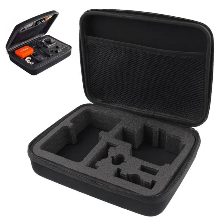 충격 방지 방수 EVA 휴대용 케이스 GoPro, Insta360, DJI 및 기타 액션 카메라용, 크기: 22.5cm x 17.5cm x 6.7cm, 크기: 22.5cm x 17.5cm x 6.7cm