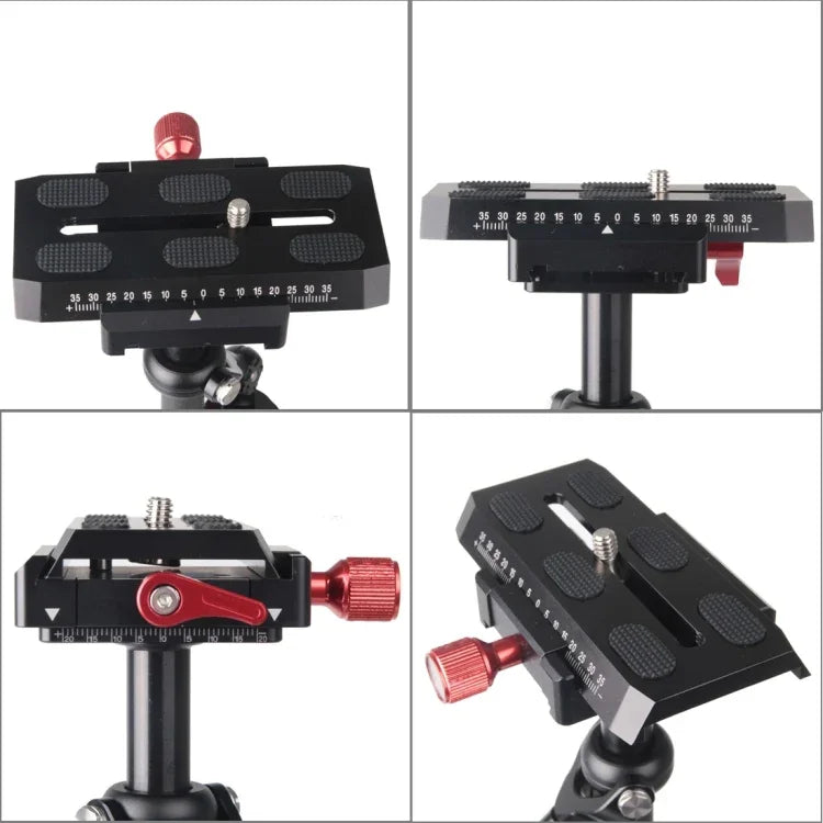 Letspro 조절식 플레이트 카본 파이버 슬라이더 전문 안정기 카메라 / DV / DSLR / 캠코더용 (SK-500)