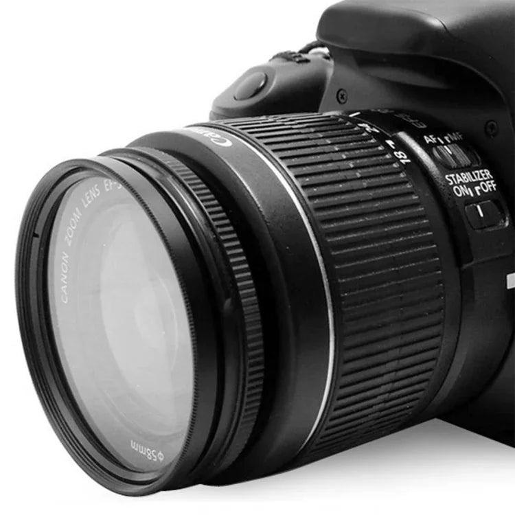 52mm Digital Camera Aluminum Alloy Frame Lens UV Filter, 52mm